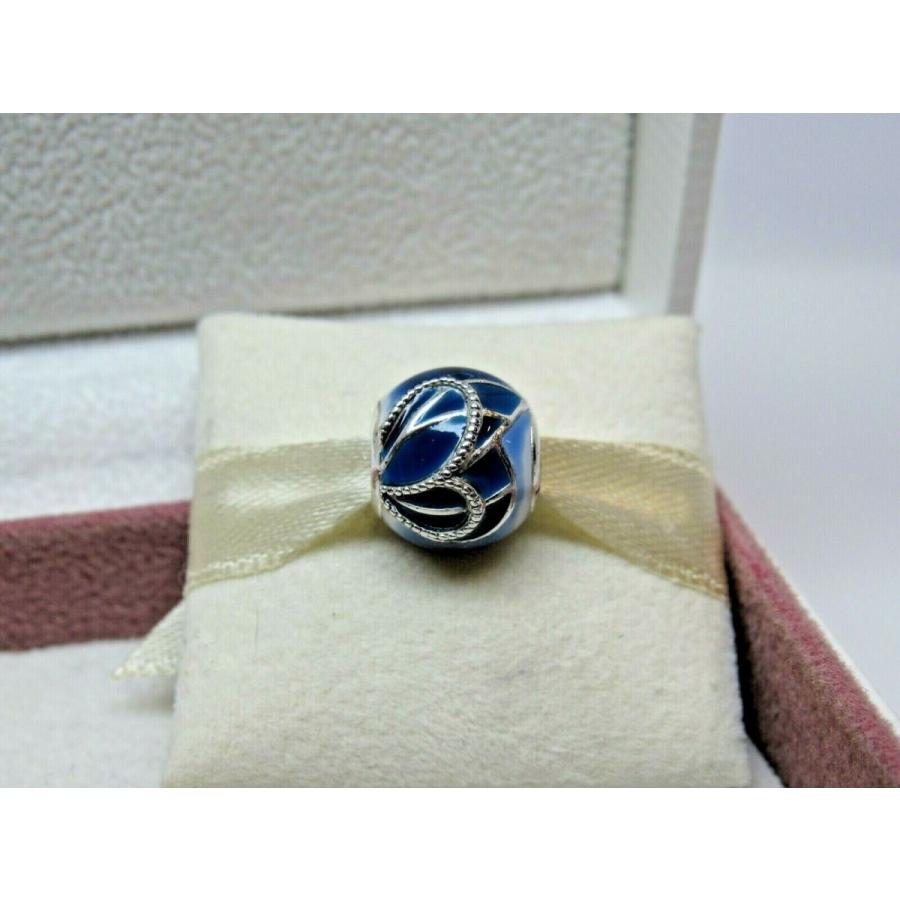PANDORA（パンドラ） チャーム Butterfly Wing Blue Enamel Charm 蝶