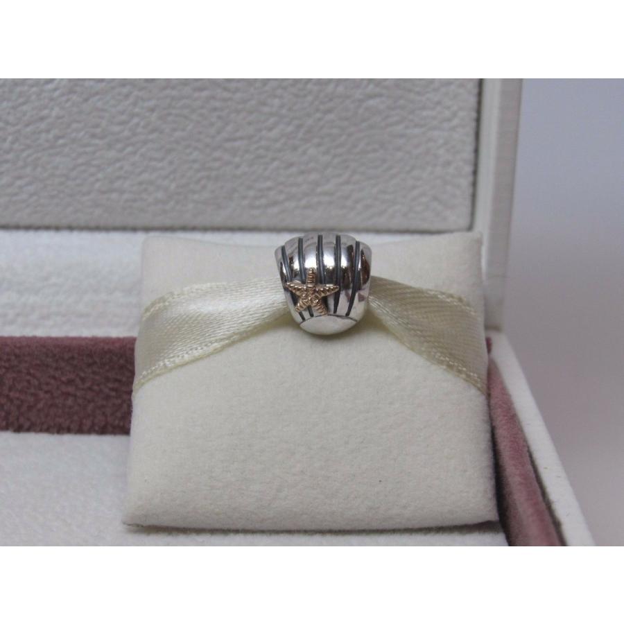 PANDORA（パンドラ） チャーム 貝殻とヒトデ 14K チャーム Seashell