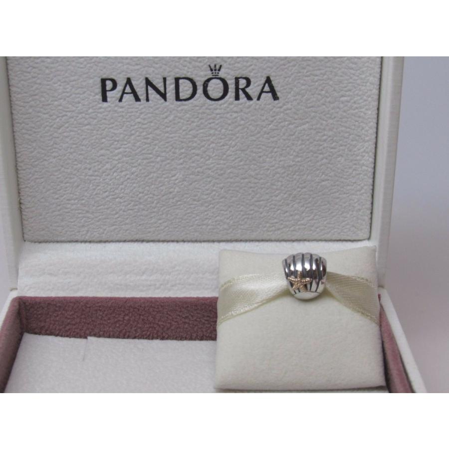 PANDORA（パンドラ） チャーム 貝殻とヒトデ 14K チャーム Seashell