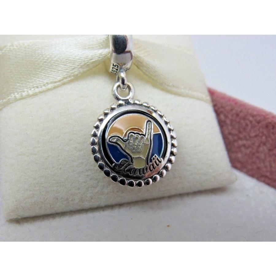 PANDORA Pandora パンドラ チャーム Hawaii Shaka Brah Hang Ten Loose