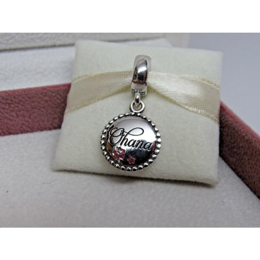 PANDORA Pandora パンドラ チャーム ハワイ Ohana Pink Hibiscus