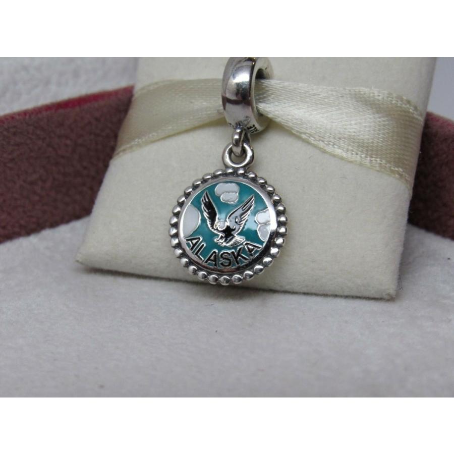パンドラ バッキンガムパラス　チャーム S925 ALE PANDORA（パンドラ） チャーム アラスカ Alaska Bald Eagle Enamel