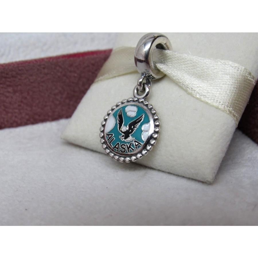 PANDORA（パンドラ） チャーム アラスカ Alaska Bald Eagle Enamel