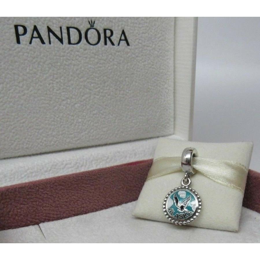 PANDORA（パンドラ） チャーム アラスカ Alaska Bald Eagle Enamel