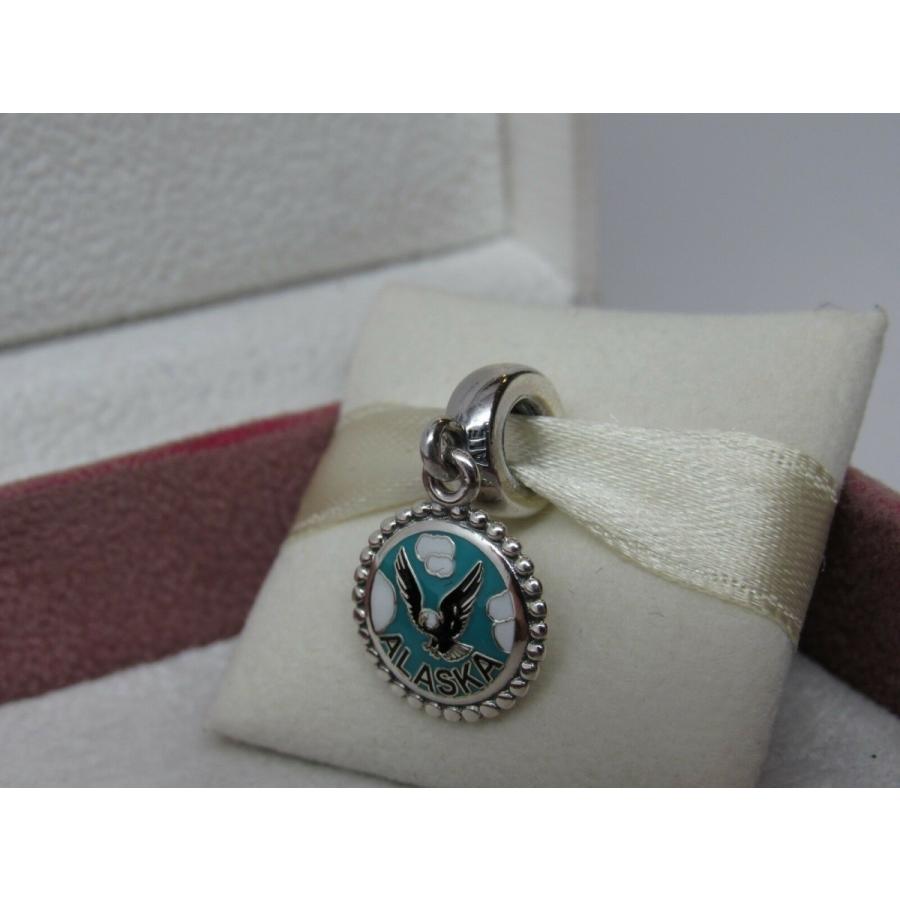 パンドラ バッキンガムパラス　チャーム S925 ALE PANDORA（パンドラ） チャーム アラスカ Alaska Bald Eagle Enamel