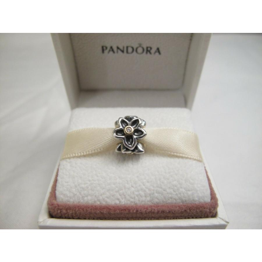 PANDORA Pandora パンドラ チャーム He Loves Me Daisy w/14Kt