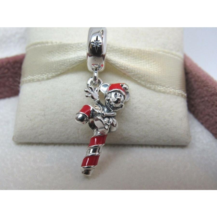 Pandora パンドラ チャーム Disney Santa Mickey´s Candy Cane