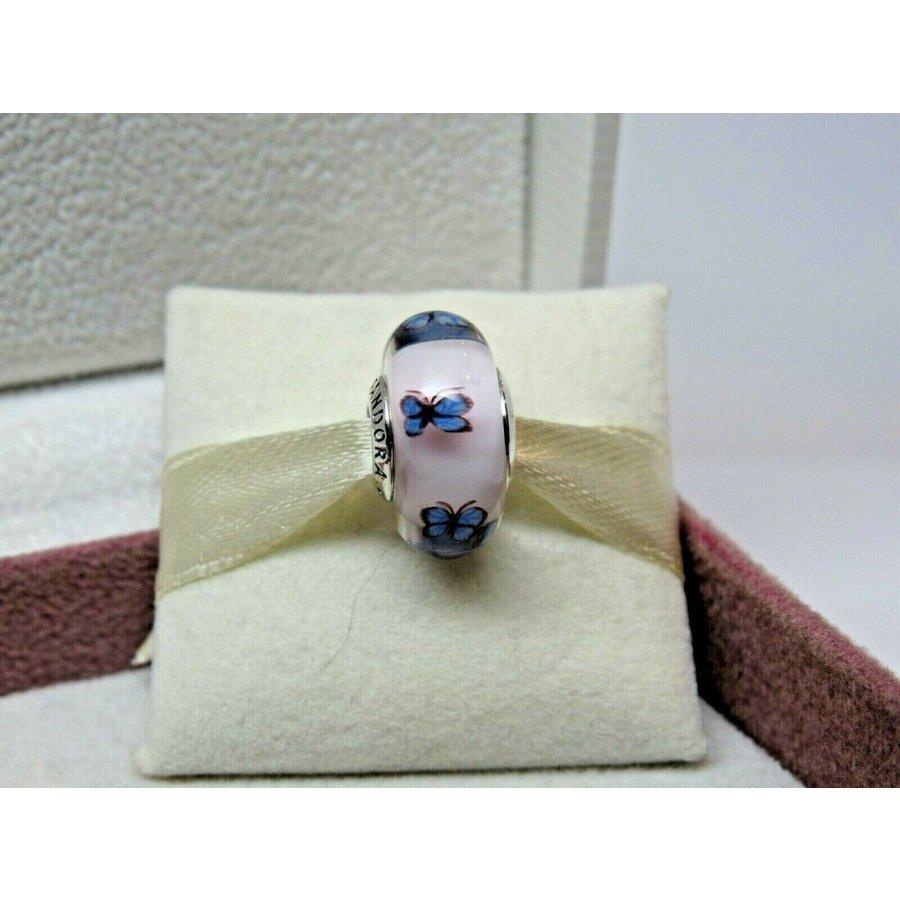 PANDORA（パンドラ） チャーム Butterfly Glass Murano Charm 蝶