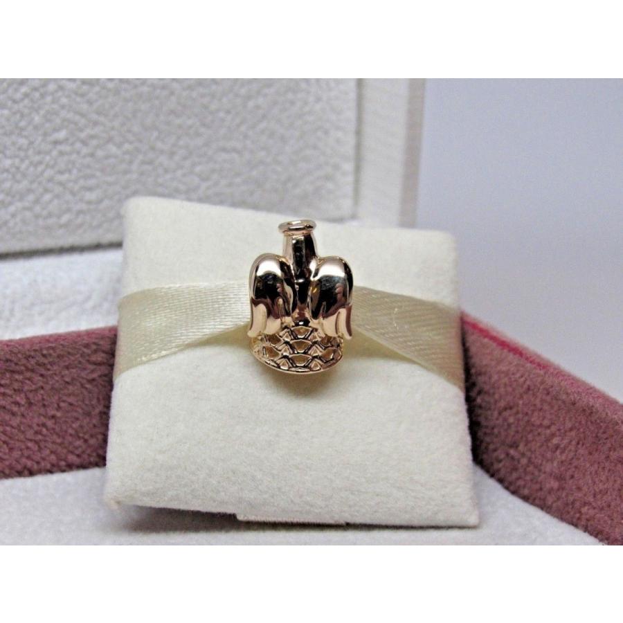 pandoraパンドラ14kゴールド付きシルバークリップ2点　ハート pandoraパンドラ14kゴールド付きシルバークリップ2点ハート