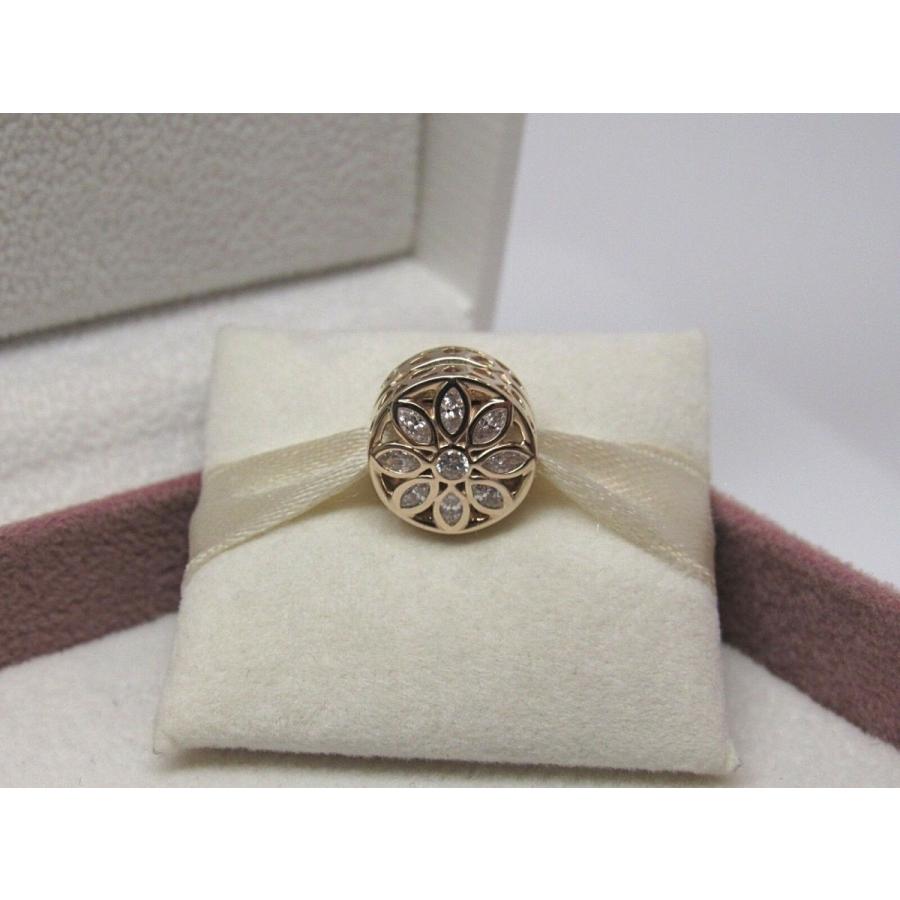 PANDORA（パンドラ） チャームクリップ Opulent Flower Clip 14Kt Gold