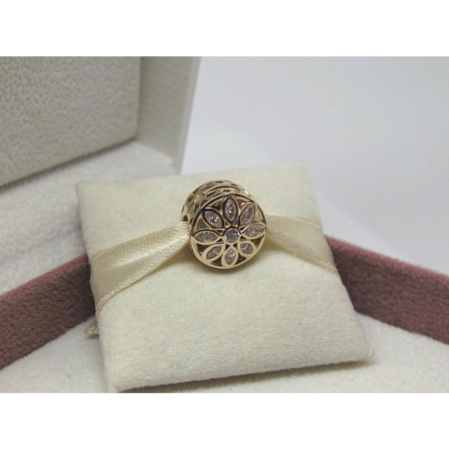 PANDORA（パンドラ） チャームクリップ Opulent Flower Clip 14Kt Gold