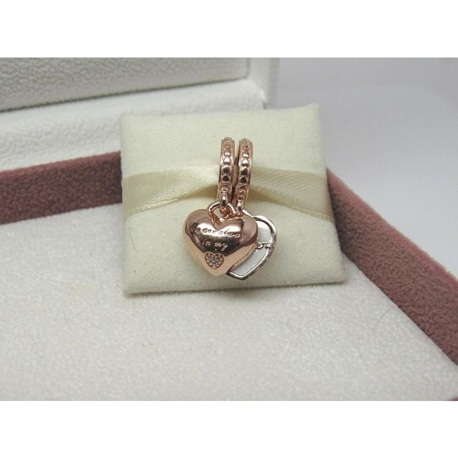 PANDORA（パンドラ） チャーム ROSE Mother & Daughter 2 Pc Heart