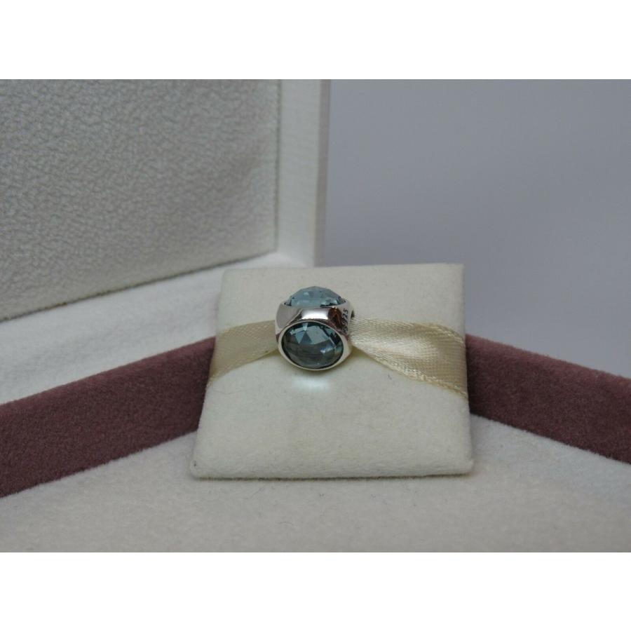 PANDORA（パンドラ） チャーム Icy Green Radiant Droplets 3 CZ's