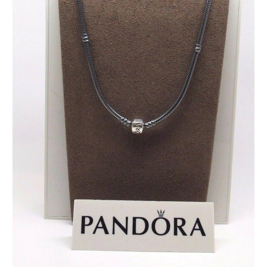 PANDORA（パンドラ） ネックレス コリア―ネックレス 黒