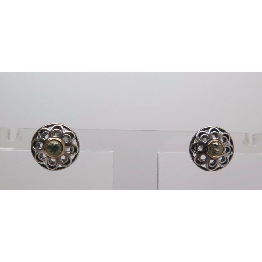 PANDORA Pandora パンドラ ピアス Vintage Allure Green Spinel