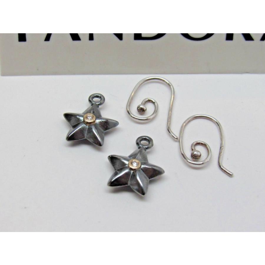 パンドラ　Pandora スターダイヤモンドピアス＋スターダイヤモンドチャーム PANDORA Pandora パンドラ ピアス Stella Star Diamond Compose