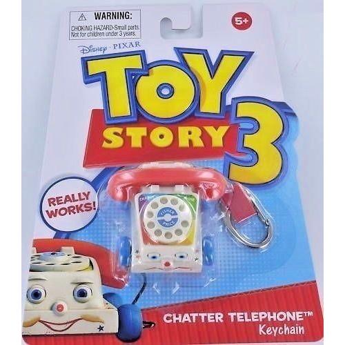 トイストーリー3 CHATTER TELEPHONE キーホルダー : スワロフスキー