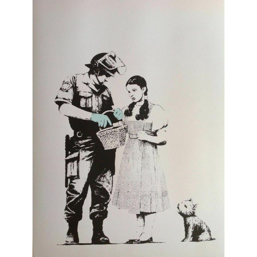 Banksy バンクシー STOP & SEARCH WCP リプロダクション シルク 