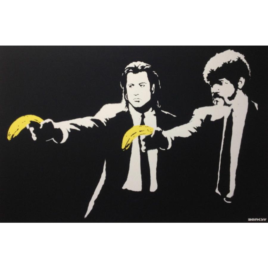 Banksy バンクシー PULP FICTION シルクスクリーン プリント WCP SCREEN PRINT リプロダクション 現代アート|planetarium|02