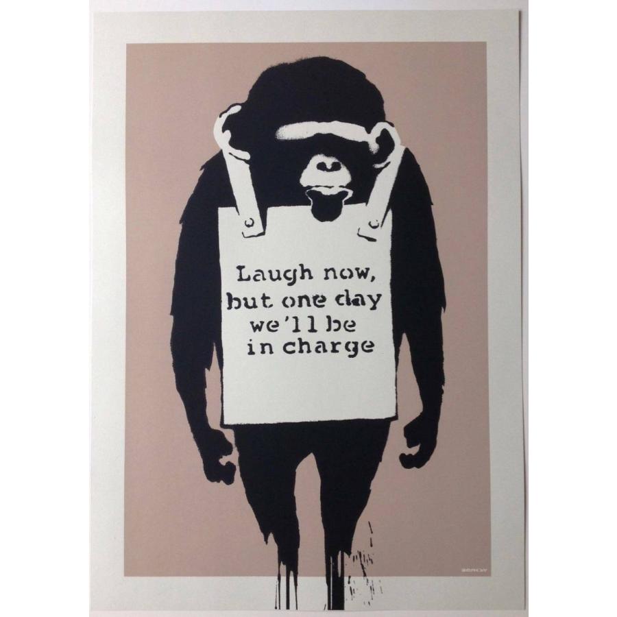 Banksy バンクシー LAUGH NOW シルクスクリーン プリント WCP SCREEN PRINT リプロダクション 現代アート