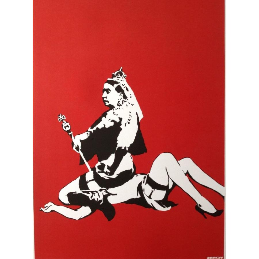 Banksy バンクシー QUEEN VICTORIA シルクスクリーン プリント