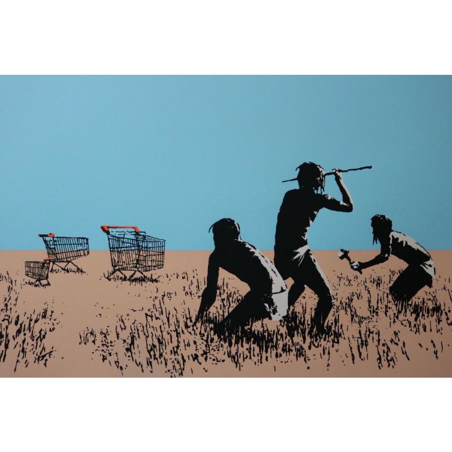 Banksy バンクシー TROLLEY HUNTERS シルクスクリーン プリント WCP