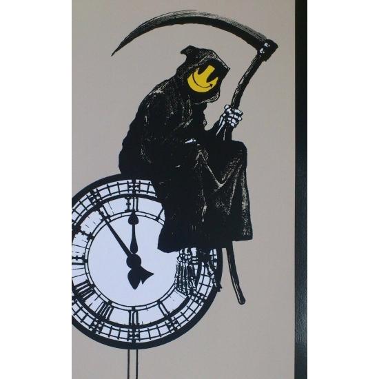 Banksy バンクシー GRIN REAPER WCP リプロダクション シルク