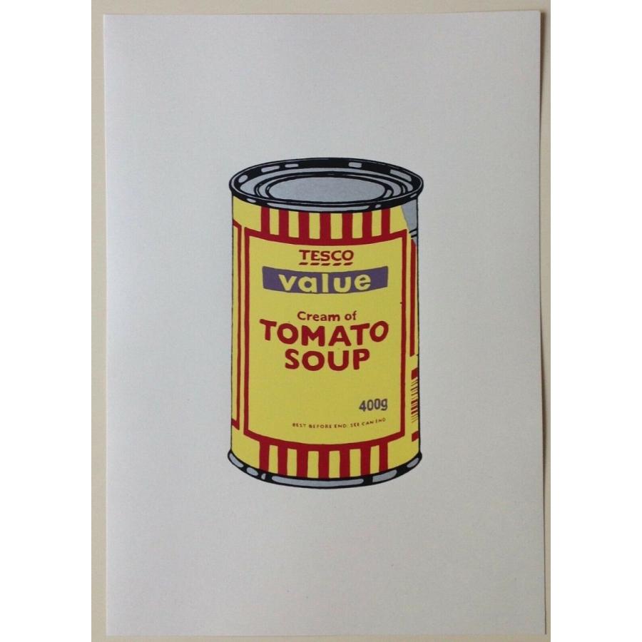 Banksy バンクシー SOUP CAN (Yellow) WCP リプロダクション シルクスクリーン プリント 現代アート｜planetarium