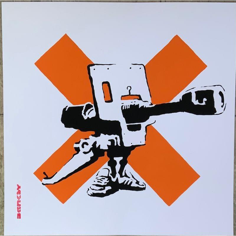 バンクシー Banksy「PULP FICTION」シルクスクリーン 正規WCP Banksyの