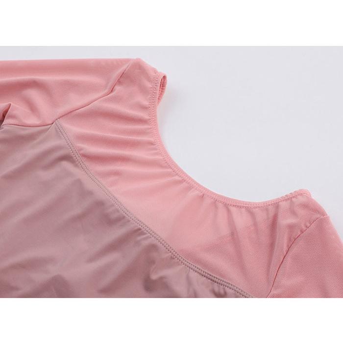 バレエ トップス 大人 7分袖 ストレッチメッシュ バレエトップス レッスン 着 ダンス トップス 大人バレエ バレエ用品 ダンスウェア ヨガウェア ヨガ トップス|planetaryroom|11