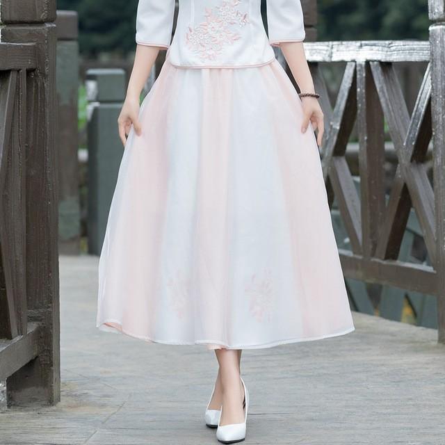 レディース 中華服 チャイナドレス 7分袖 トップス シフォン スカート 2点セット チャイナ服 パーティー コスプレ 衣装 イベント 中華ドレス Prts2244 プラネタルーム 通販 Yahoo ショッピング