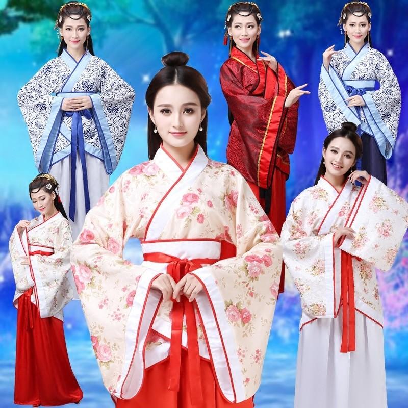 二点送料無料唐装漢服 中国古代宮廷風ダンス衣装 唐朝貴妃服 レディース 団体服イベント写真撮影 学園祭 文化祭 舞台服装 振袖引き裾 最大81 Offクーポン