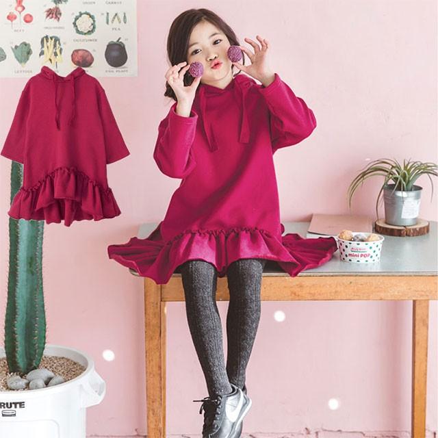 裏起毛 ワンピース 子供服 女の子 長袖ワンピース キッズ 裾フレア ワンピース ジュニア 発表会 入学式 入園式 卒業式 韓国子供服 全店2点送料無料 Prts3416 プラネタルーム 通販 Yahoo ショッピング