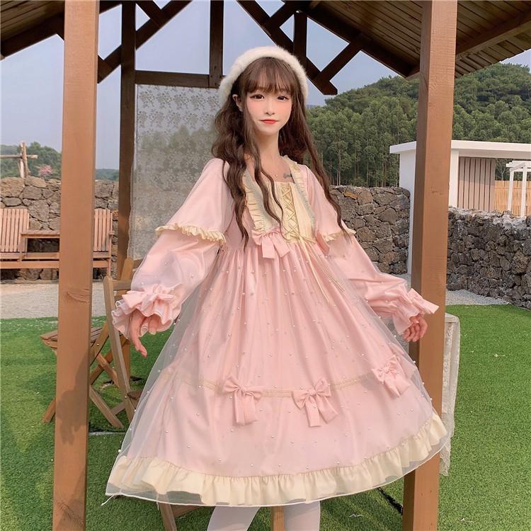 エッセンシャルズ レース姫袖ワンピースハロウィーン コスプレ衣装 ワンピース ドレス ロリータ服 レディースワンピース ゴスロリ セール Www Gvisalain Com