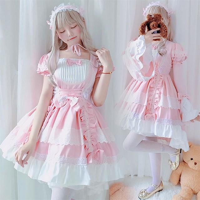 ワンピース コスプレ メイド服 ゴスロリ ロリータ 仮装 衣装 コスチューム 女性 ドレス 可愛い レディース 大人 セクシー ハロウィン仮装 全店2点送料無料 Prts3519 プラネタルーム 通販 Yahoo ショッピング
