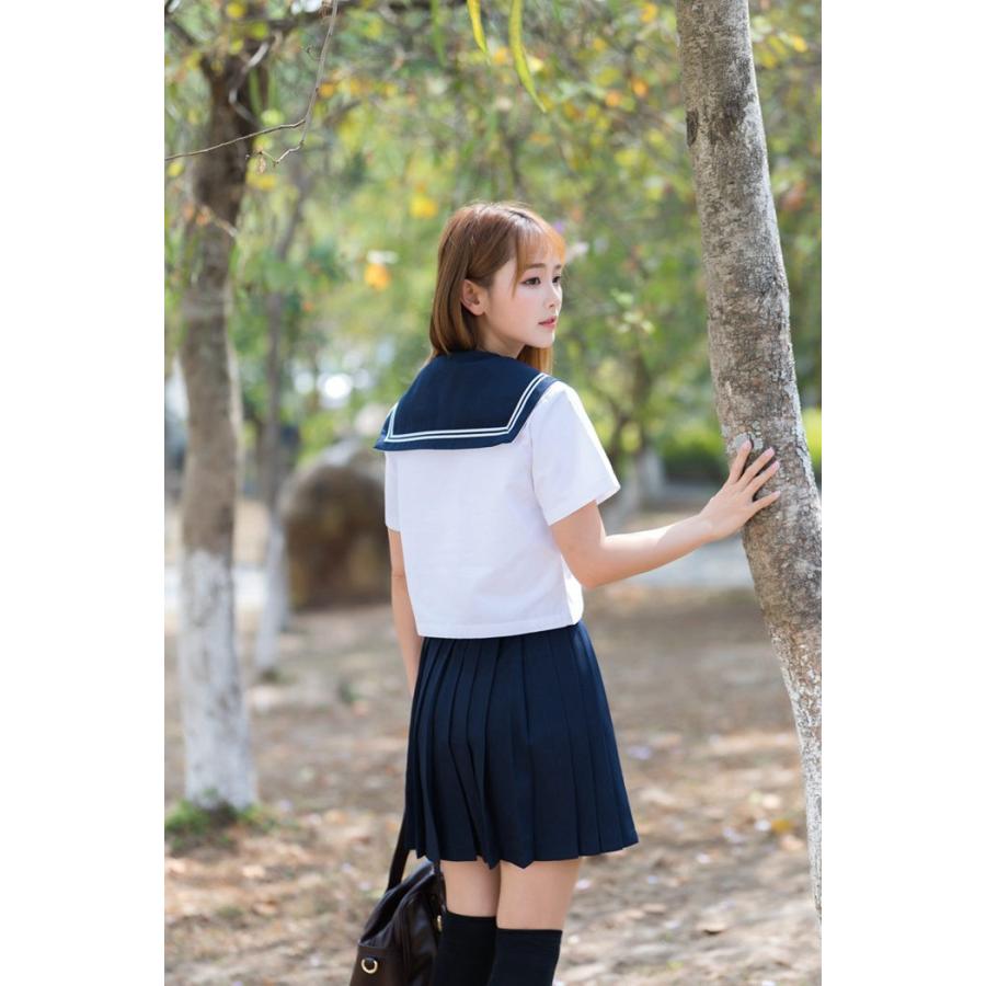 学生服 セーラー服 レディース 半袖 女子高生 上下セット コスプレ衣装 セーラー服 ハロウィン スクールウェア 高校生 可愛い Jk服 学園祭 全店2点送料無料 Prts3541 プラネタルーム 通販 Yahoo ショッピング