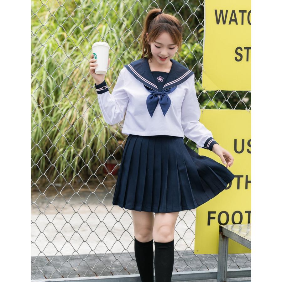学生服 セーラー服 レディース 長袖 女子高生 上下セット コスプレ衣装 セーラー服 ハロウィン スクールウェア 高校生 可愛い Jk服 学園祭 全店2点送料無料 Prts3548 プラネタルーム 通販 Yahoo ショッピング