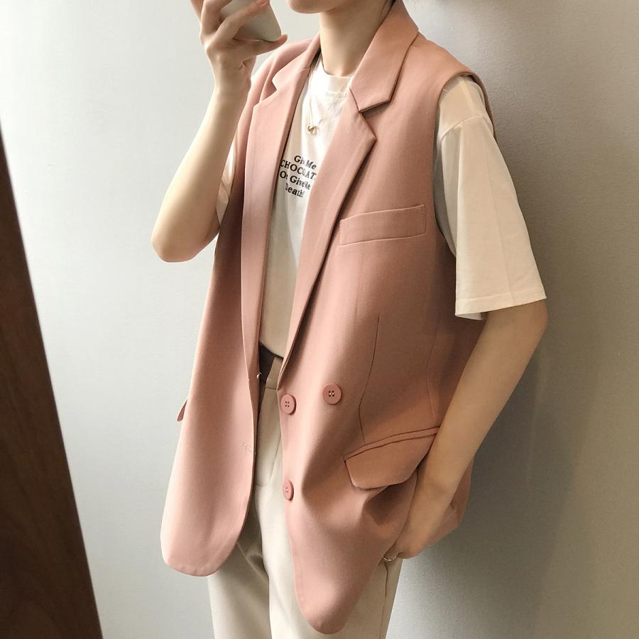 ジレ レディース ジレベスト ノースリーブ ジレ ベスト 春 秋 トップス アウター 無地 カーディガン 羽織り 重ね着 全店2点送料無料 Prts41 プラネタルーム 通販 Yahoo ショッピング