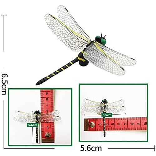 お1人様1点限り 7月入荷予定 オニヤンマ トンボ 昆虫 動物 蚊 虫除け おもちゃ 模型 リアル 安全なピン付きpvc インテリア 置物 6cm級 3匹セット Aynaelda Com