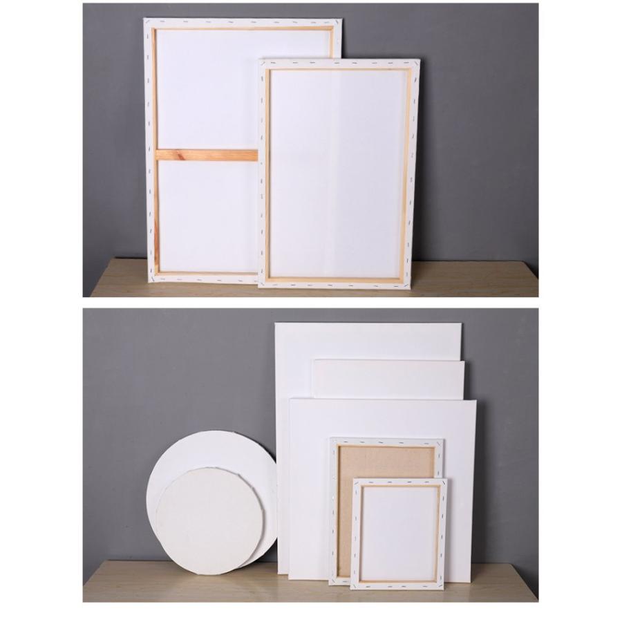 キャンバスボード　セット キャンバス 15X15cm 6枚/セット キャンバスボード 綿 中目 木製