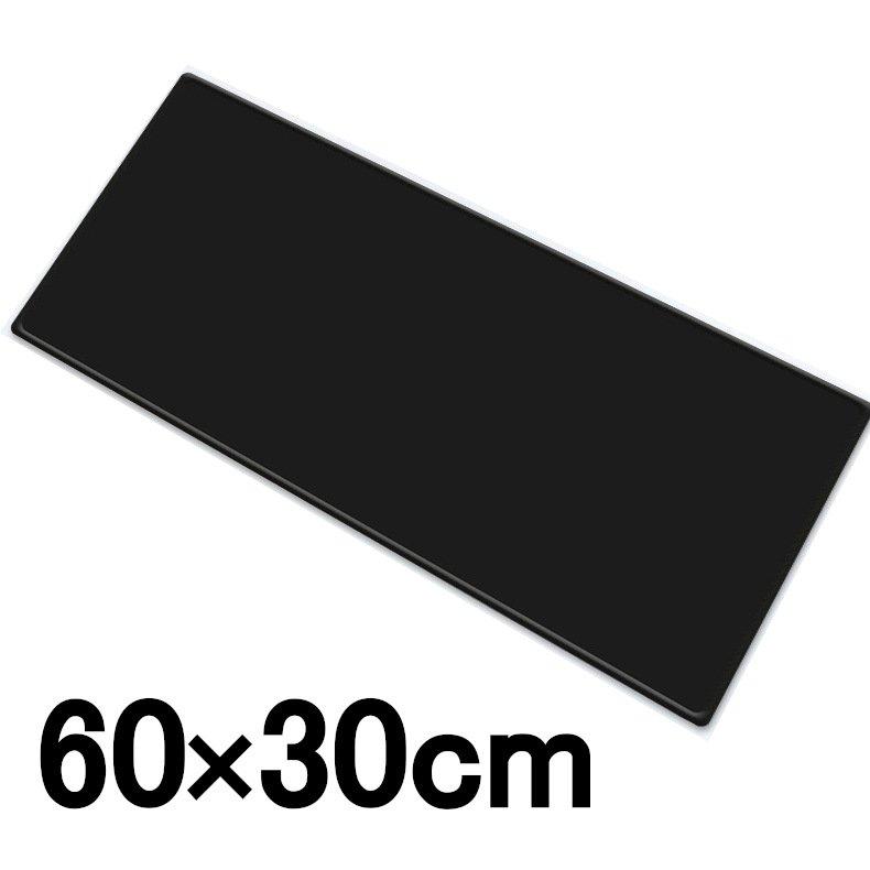 ラバー プレイマット デスクマット マウスパッド ポケカ 遊戯王 デュエマ MTG FPS等 多用途 (60*30cm ブラック) の商品画像
