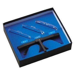 [2倍 2.5倍 3倍レンズ3枚付]メガネルーペ 日本製 メガネ型ルーペ 拡大鏡ルーペ おしゃれ 虫めがね 手芸 模型