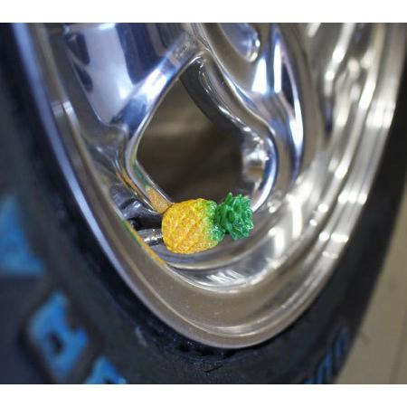 エアバルブキャップ 車 バイク カー用品 カーアクセサリー アメリカ 2個セット BLUE PANIC ブルーパニック パイナップル |  | 03