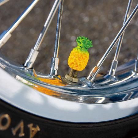 エアバルブキャップ 車 バイク カー用品 カーアクセサリー アメリカ 2個セット BLUE PANIC ブルーパニック パイナップル |  | 04