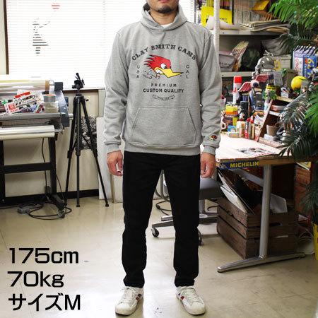 ao Clay Smith Cams グレー パーカーＬサイズ クレイスミス パーカー メンズ おしゃれ かっこいい アメカジ 冬 秋