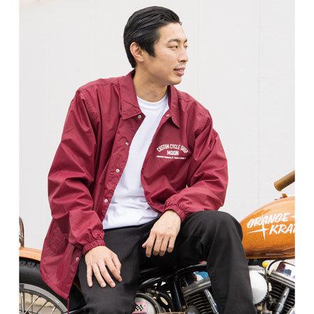 ムーンアイズ ジャケット メンズ ウインドブレーカー ジャンパー おしゃれ かっこいい アメカジ バイク 冬 秋 起毛 MOON Custom Cycle Shop コーチジャケット |  | 08