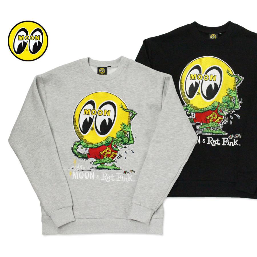 ムーンアイズ ラットフィンク スウェットシャツ メンズ トレーナー おしゃれ かっこいい アメカジ 冬 秋 起毛 キャラクター アメリカ Embroidery クルーネック Ap Riskf079 Mon U S Junkyard 通販 Yahoo ショッピング