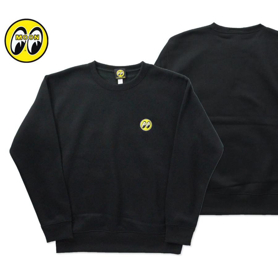 ムーンアイズ スウェットシャツ メンズ 冬 秋 アメカジ トレーナー おしゃれ かっこいい 起毛 アメリカン Mooneyes Moon Eyeball Embroidery スウェットシャツ ジャージ スウェットトップス サイズ サイズxl