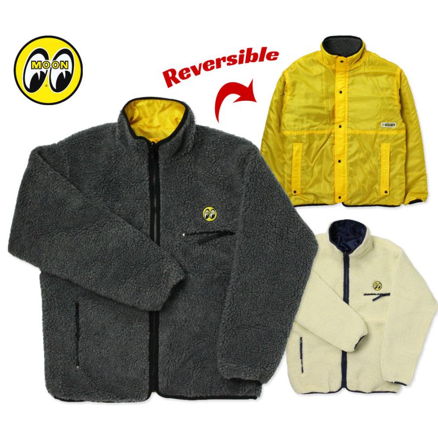 ムーンアイズ ジャケット メンズ フリース リバーシブル ウインド