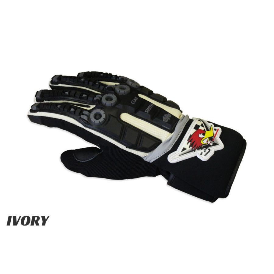 クレイスミス バイク グローブ 冬 防寒 革 防水 レザー